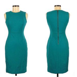 Calvin Klein Classic Sheath Dress in Teal, size 6